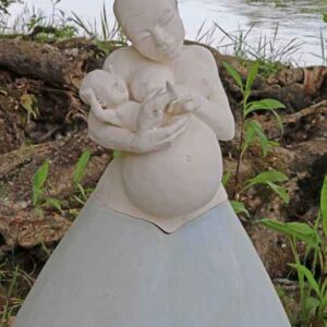 Urne “maman et nouveau-né”