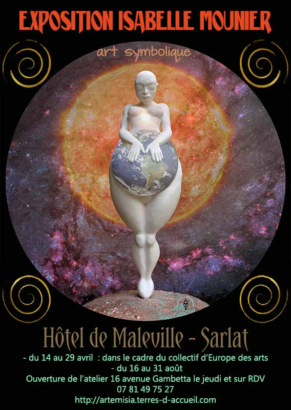 exposition 2018 isabelle mounier à l'hôtel Maleville de Sarlat