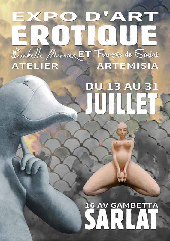 exposition juillet 2017 isabelle mounier et françois de sarlat