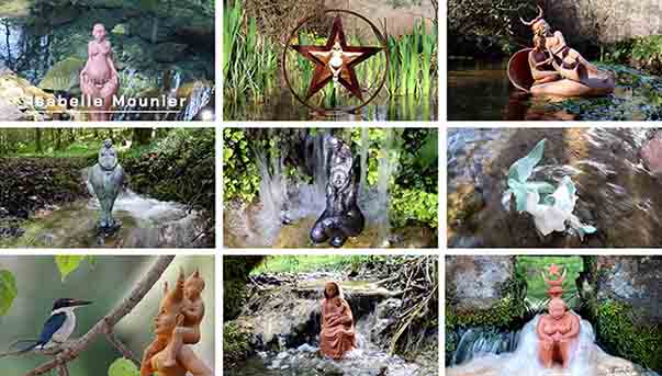 montage d'images extraites du vidéoclip "La Source" réalisé par Isabelle Mounier