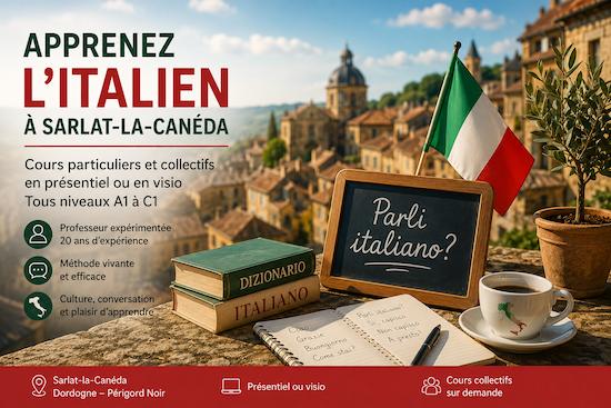 Cours d’italien à Sarlat
