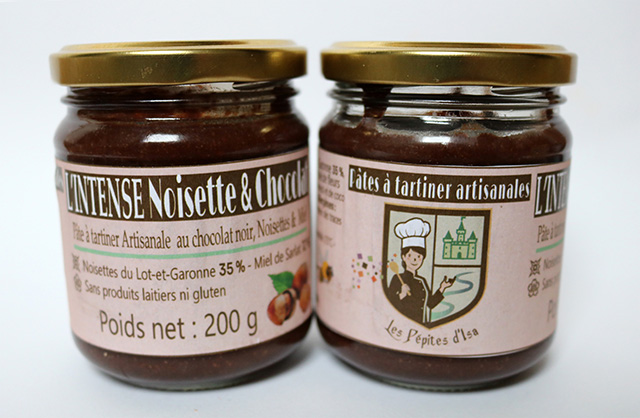 Pot de pâte à tartiner artisanale L’Intense Noisette & Chocolat